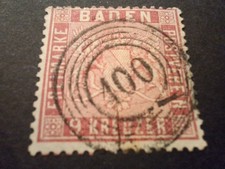 Baden 12 gestempelt