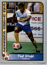 Paul Wright 1990-91 Pacific MSL San Diego Sockers #90