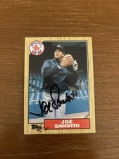 1987 Topps #451 Joe Sambito Autograph P Red Sox..$1.25 Ship