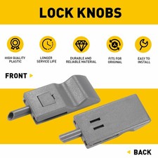 4x Door Lock Knob Gray Lhrh Frontrear For 2007-2013 Gmc Sierra 1500 2500 3500