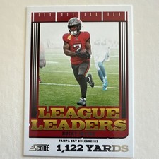 2025 Panini Score Football Bucky Irving League Leaders Insert #14 Buccaneers