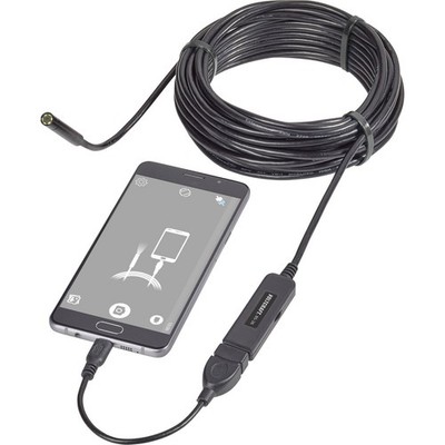 VOLTCRAFT VC-8919590 USB-Endoskop Sonden-Ø: 8 mm Sonden-Länge: 9.85 m