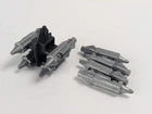 Vintage 1989 GI Joe Mudfighter Bomb Rack w/7 Bombs Vehicle Part Hasbro ARAH