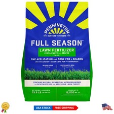 Pennington Lawn Fertilizer 32-0-5 - 33.6 LB Granules for Vibrant Green Lawns 3.21 per gallon