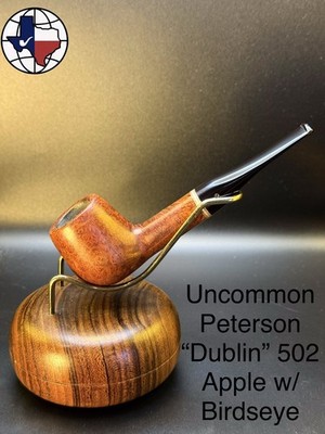 Uncommon Peterson  Dublin  502 Apple W/Birdseye Tobacco pipe