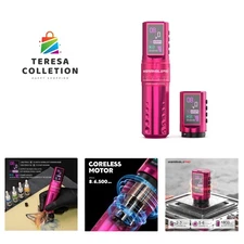 WORMHOLE PRO 7 Adjustable Strokes Tattoo Gun VIRGO Wireless Tattoo Machine wi...