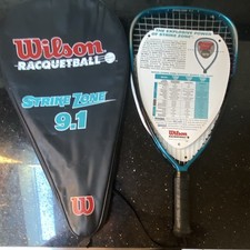 Wilson Strike Zone 9.1 Racquetball Racquet with Wilson Cover