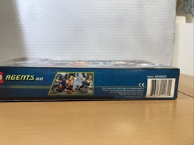 Lego 8967 Agents 2.0 Gold's Tooth Getaway Complete Set Open Box Sealed Bags