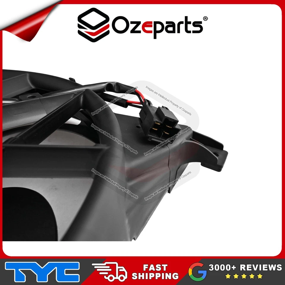 TYC Twin Thermo Radiator Fan With Motors for Ford Falcon XR6 XR8 AU 1998-2002 - Image 4 of 4