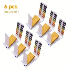 80-480 Full Range 1-14 pH Test Paper Strips Testing Alkaline Acid Soap Aquarium