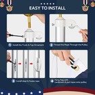 AplusChoice Flagpole Repair Kit 100% Aluminum 3" Gold Ball 50FT Halyard Rope — photo 7