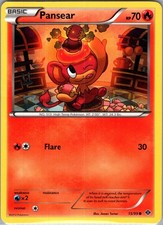 Pansear 15/99 Common Next Destinies Pokemon Near Mint