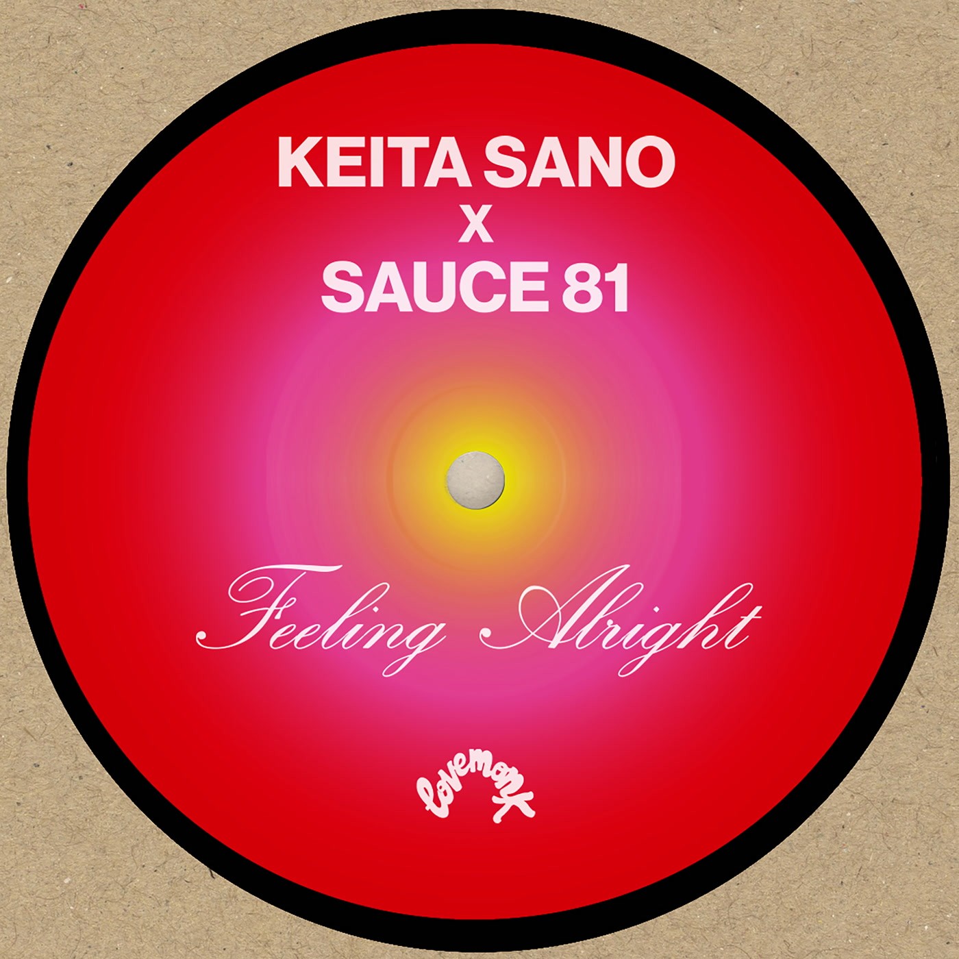 Keita Sano and Sauce81 Feeling Alright 7 Inch Vinyl LMNKV119 NEW