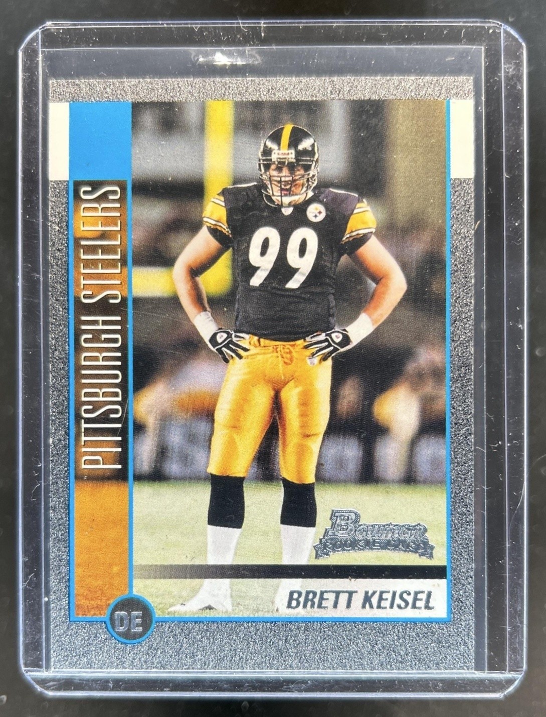 Brett Keisel Bowman #218 Silver