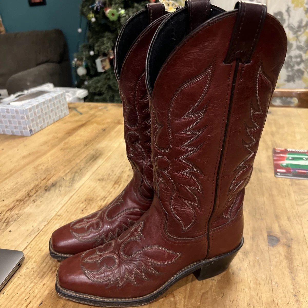 Red Abilene Western Boots for Women for sale | eBay display picture 2