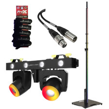 Chauvet DJ FLEXstand FX ILS with GigBAR Bridge Beam ILS and 10' DMX Cable