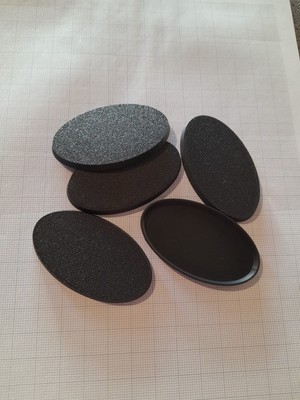 5x 60x35mm Base Oval AoS Tabletop Miniaturen Games Workshop Modellbau Warhammer