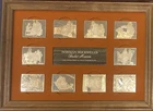 1973 Norman Rockwell's Fondest Memories first edition proof set/solid sterlings