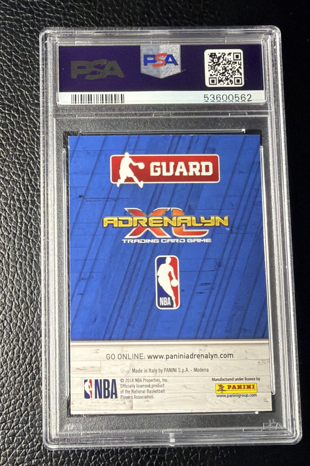 2018 PANINI ADRENALYN XL LUKA DONCIC ROOKIE CARD#C70 PSA 9 MINT DALLAS MAVERICKS view 2