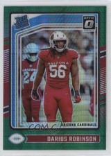 2024 Panini Donruss Optic Rated Rookie Green Hyper Prizm Darius Robinson 1fa4