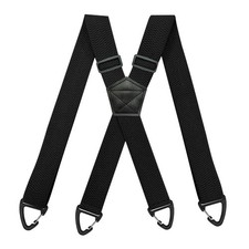 Heavy Duty Elastic Suspenders for Men Trouser Pants Braces Strap Work Belt