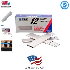 Inc. HC100 Handy Box Cutter, Tap Open/Tap Close, 12 per Box, AssortedPackagin...