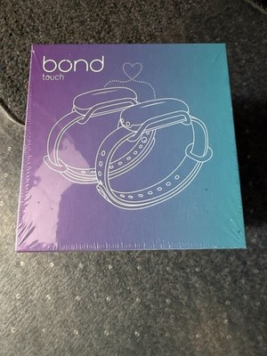New Sealed -Bond Touch 2 Long Distance Connection Bracelets - Black,