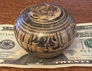 Thai Ceramic Covered Celadon Box Jar Sawankhalok Kilns c. 14th Century Spinks?