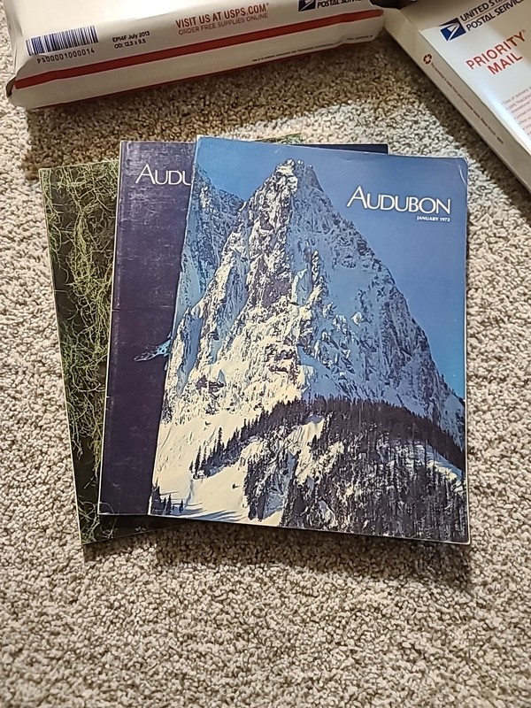 Audubon Magazine – Lot of 3 (Jan, Mar, May 1972) – Beautiful Early‑70s Issues