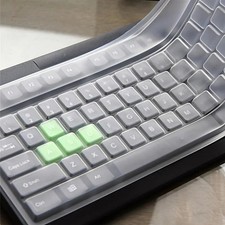 Universal Transparent Silicone Keyboard Cover Protector Skin for PC Desktop