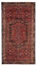 3'8" x 6'9" Traditional Vintage Hand Knotted Oriental Carpet Wool Area Rug