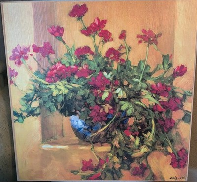  Ivy Geraniums by Philip Craig Canvas Art-24 W''X 24 H'' 