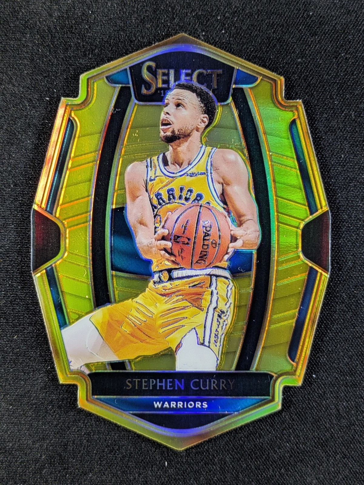 2018-19 Panini Select STEPHEN CURRY 6/10 True Gold Prizm Premier Level #108