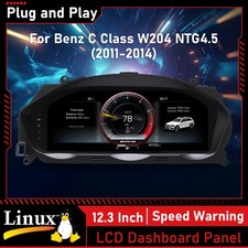 Nachrüstun Digital Tacho Kombiinstrument Für Mercedes C-Klasse W204 2011-2014 Nachrüstun Digital Tacho Kombiinstrument Für Mercedes C-Klasse W204 2011-2014