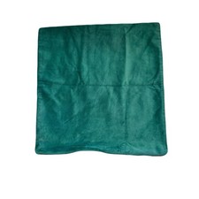 Velvet Throw Pillow Cover Sea Green 17 x 17.5 Zippered Decorative Cushion Cover