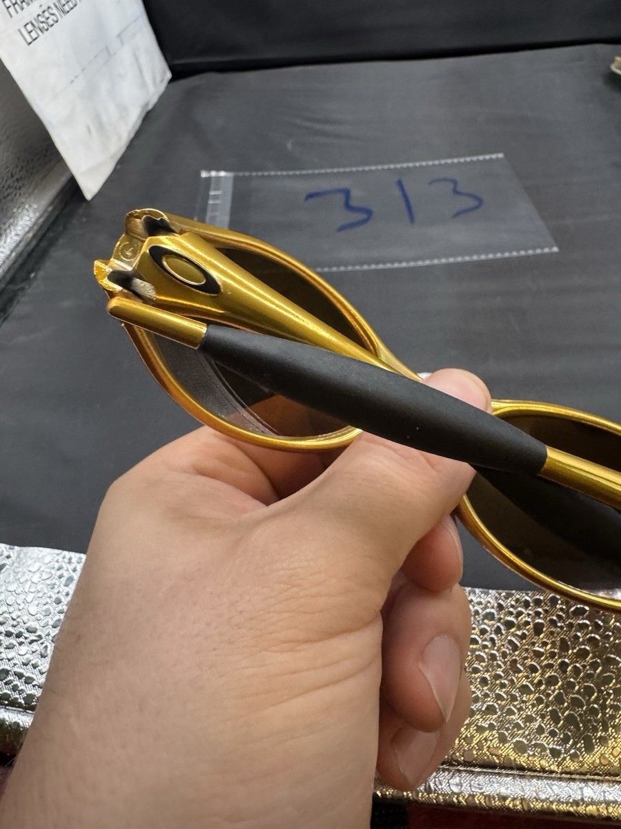 Oakley Eye Jacket Gen 1 Electric Mustard w/ Gold Iridium Polarized