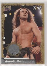 2022 AEW All Elite Wrestling Gold Mat Relics Jungle Boy Jack Perry #20 0ss1