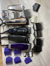 Barber Clipper Lot Wahl Senior Legend Oster Fast Feed Andis Master