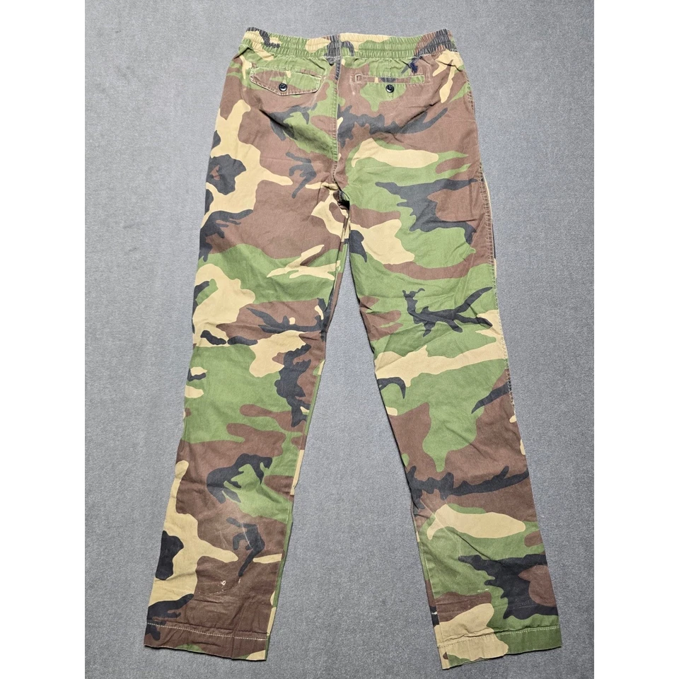 Pantalones Polo Ralph Lauren Camuflados Talla 16 Niños Camuflaje Informal Cintura Elástica Foto 4 de 4