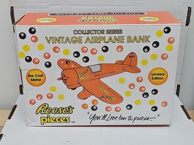 REECE'S PIECES AIRPLANE BANK SPEC CAST 1:32 SCALE LIMITED EDITION BRAND Free Shi