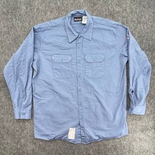 Bulwark Shirt XL Light Blue Arc Rating 8.6 Excel FR Flame Resistant Work