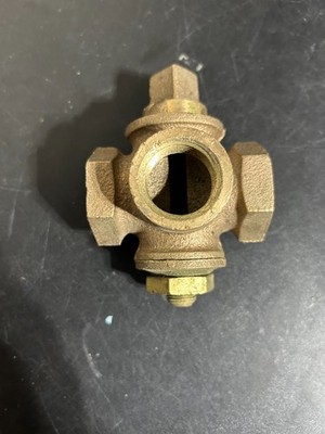 1 - AY McDonald 9711 3/4 SQARE HD 3 PORT VALVE STOP   MADE IN USA    4 AVAILABLE