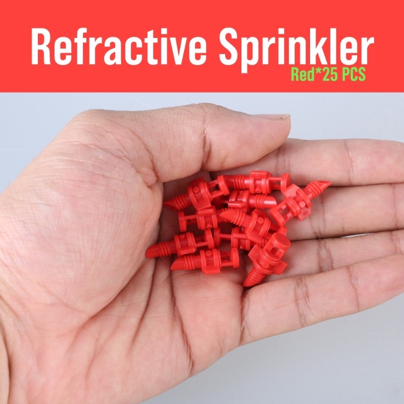 25Pcs 360° Sprayer Nozzle Jet for Mister Cloning Machine Hydroponi