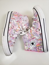 Converse All Star Chuck Taylor Unicorn Womens JR Size 5 Pink School Halloween