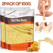 200g Hard Wax Beans Beads for Painless Hair Removal Full Body Home Waxing Warm