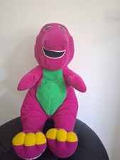 Vintage Barney The Purple Dinosaur Talking Pl...