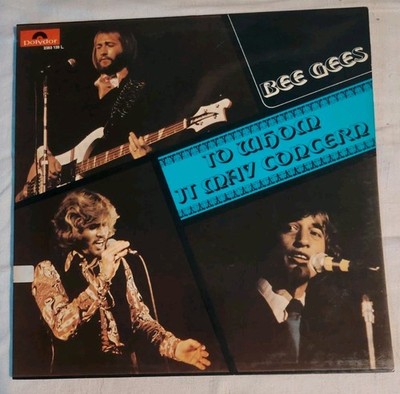LP 33 GIRI - THE BEE GEES - WHO IT MAY CONCERN - EDIZ. ITALIEN 1972 - #N66