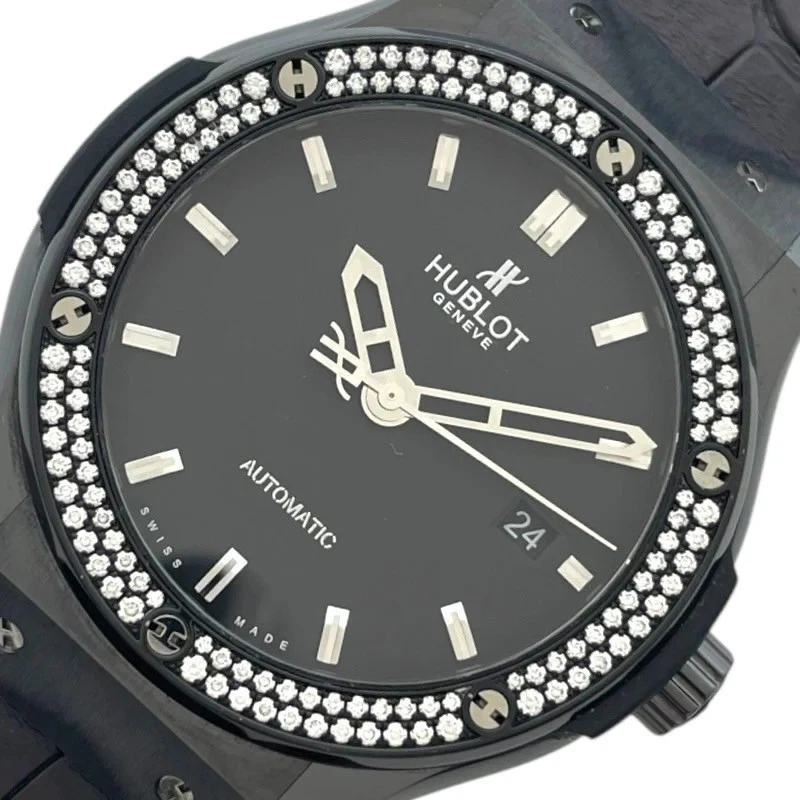 Hublot — HUBLOT 42 542.CM.1170.LR.1104 42mm Ceramic Black Dial Automatic 2017 #OKW1348