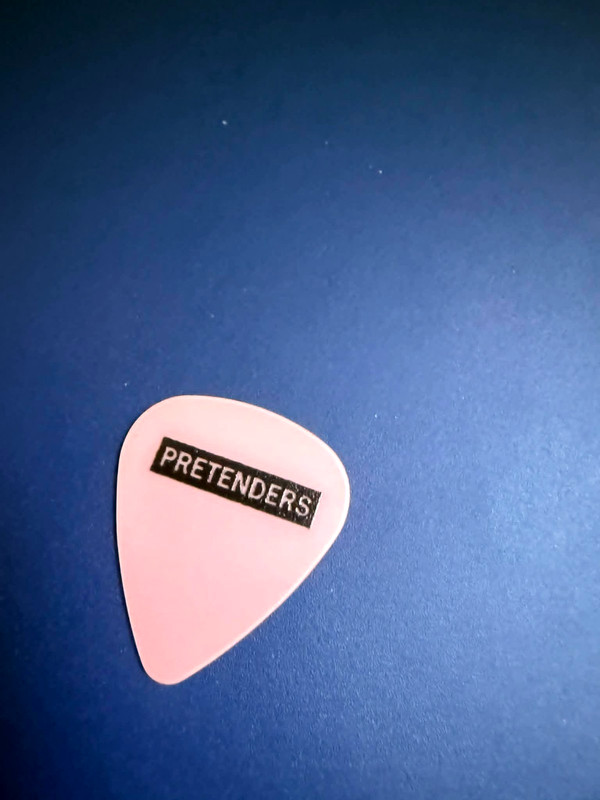 ((( THE PRETENDERS ))) guitar pick VERY RARE #2