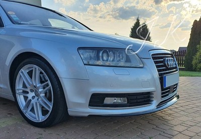 Front Lip Spoiler for Audi A6 C6 (2009-2011) Saloon & Estate
